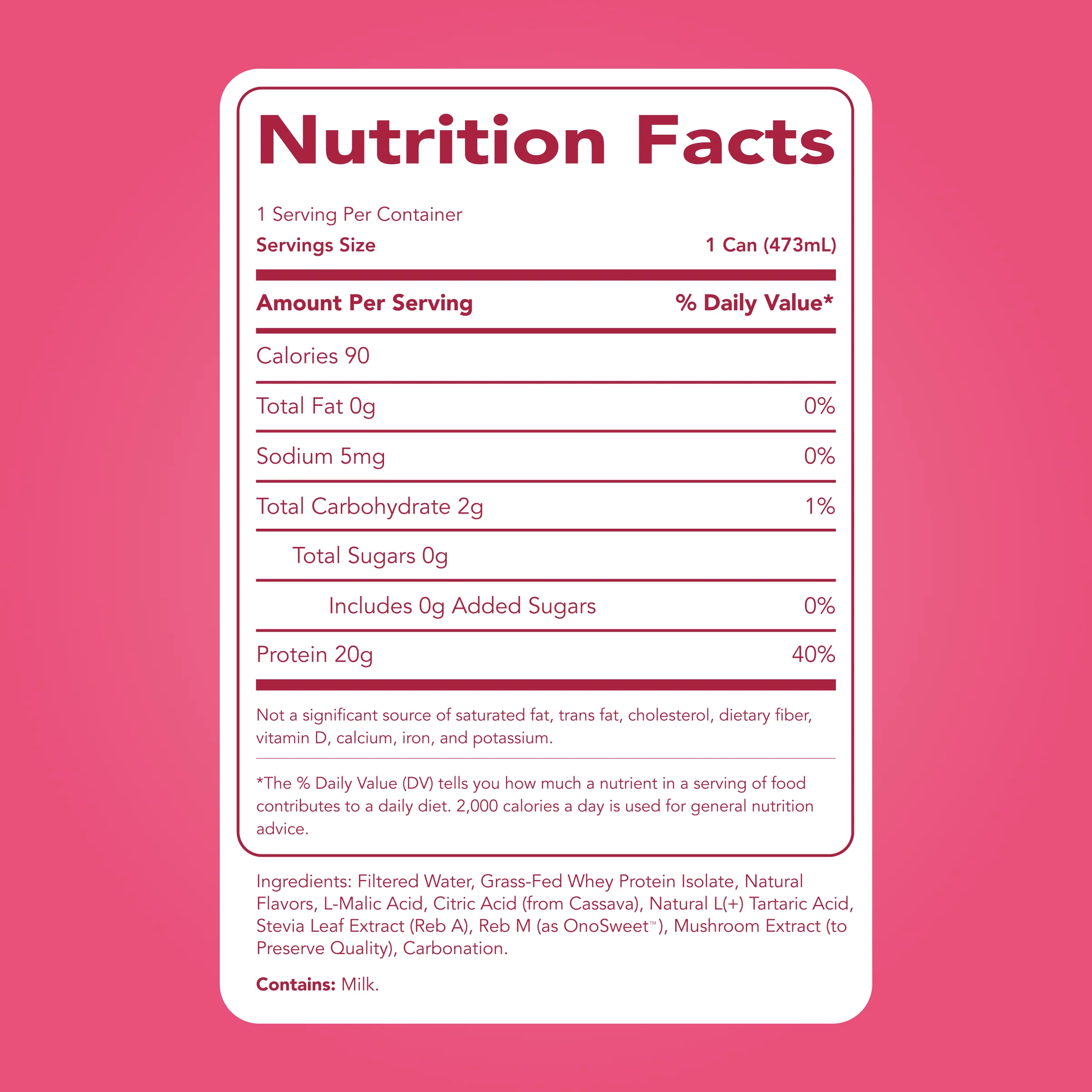 Clear Protein Soda: Cherry Lime (16 Oz. | 12 Pack) - Image 5