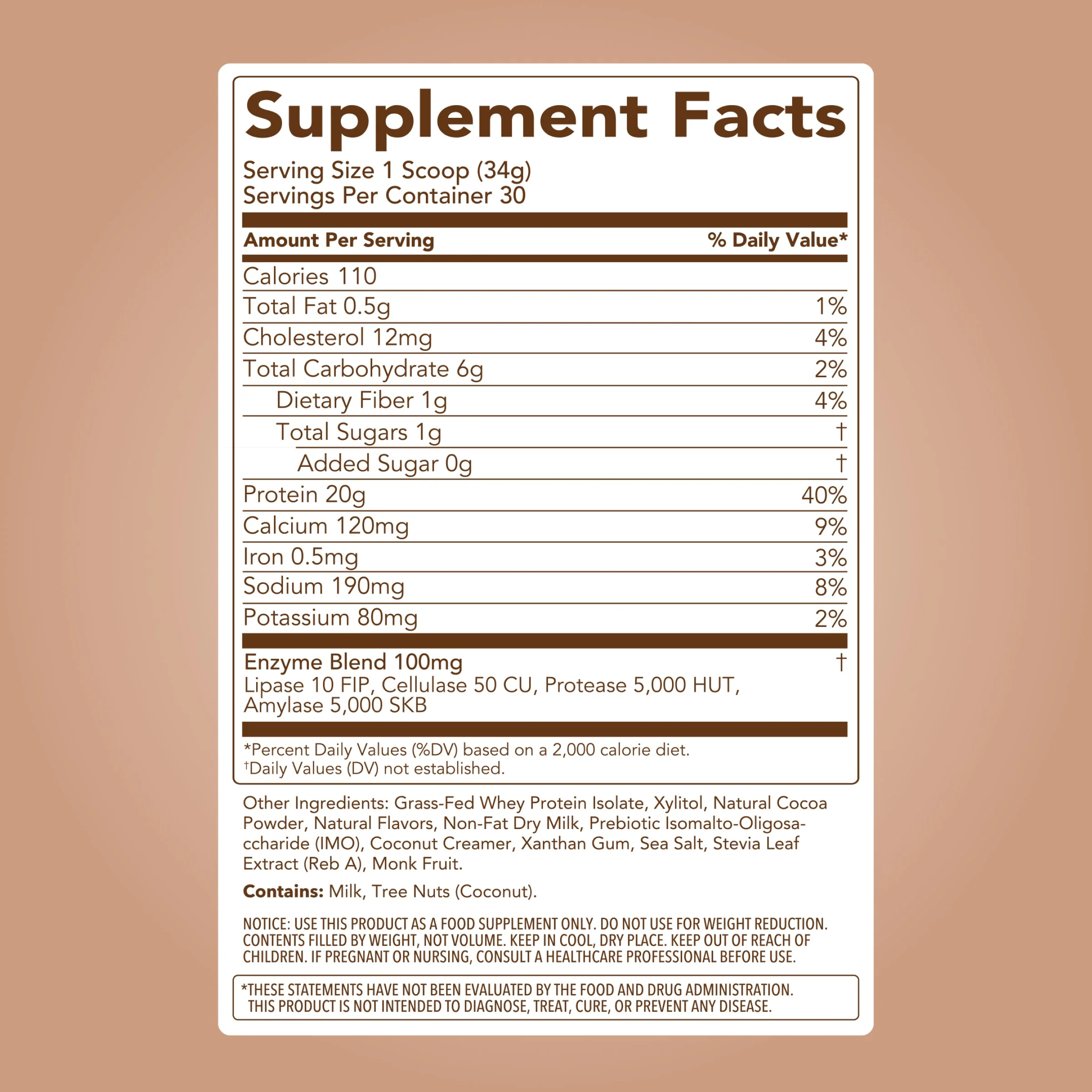 Protein Powder: Brownie Batter (30 Serving Bag) - Image 5