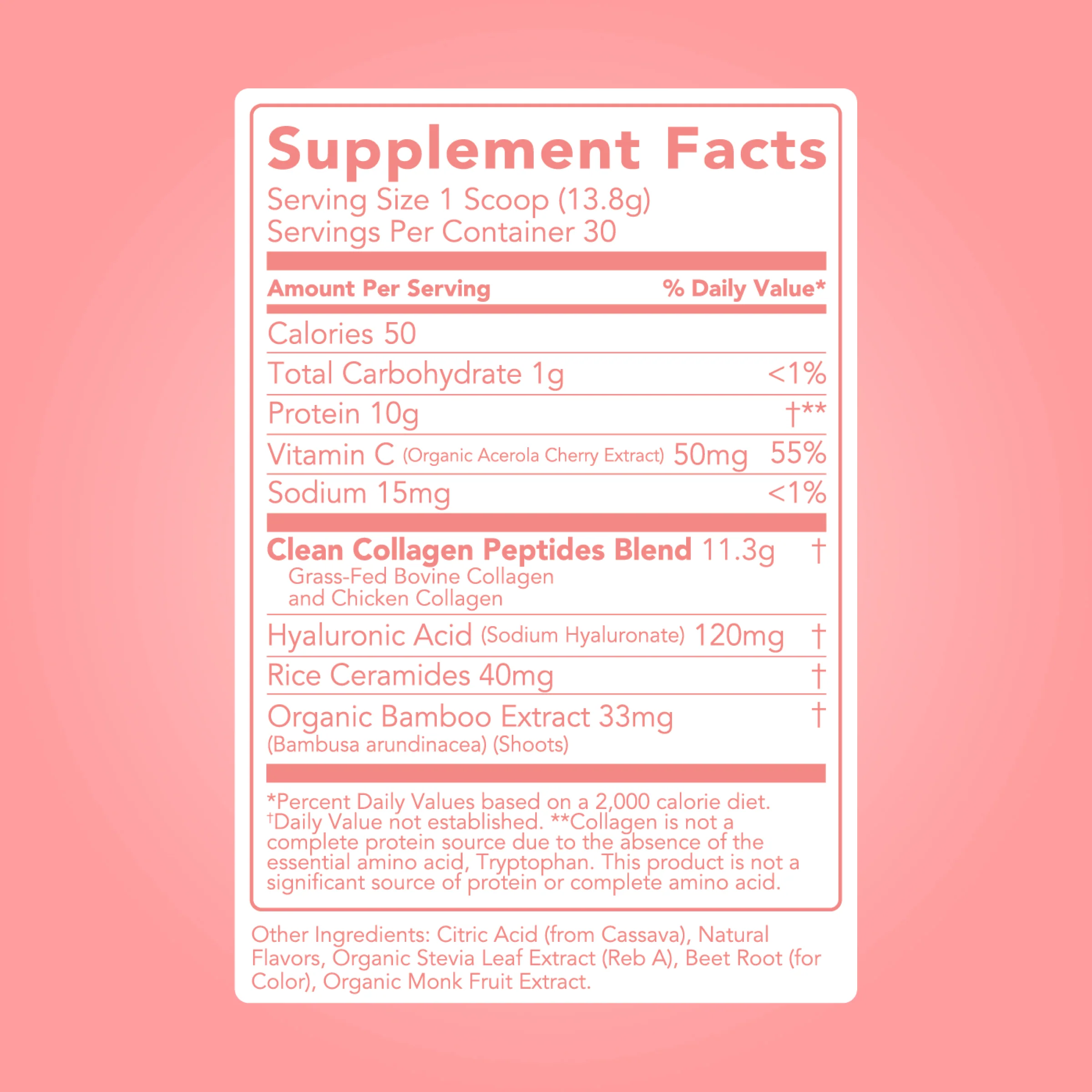 Collagen + Beauty Blend: Strawberry Colada (30 Serving) - Image 5