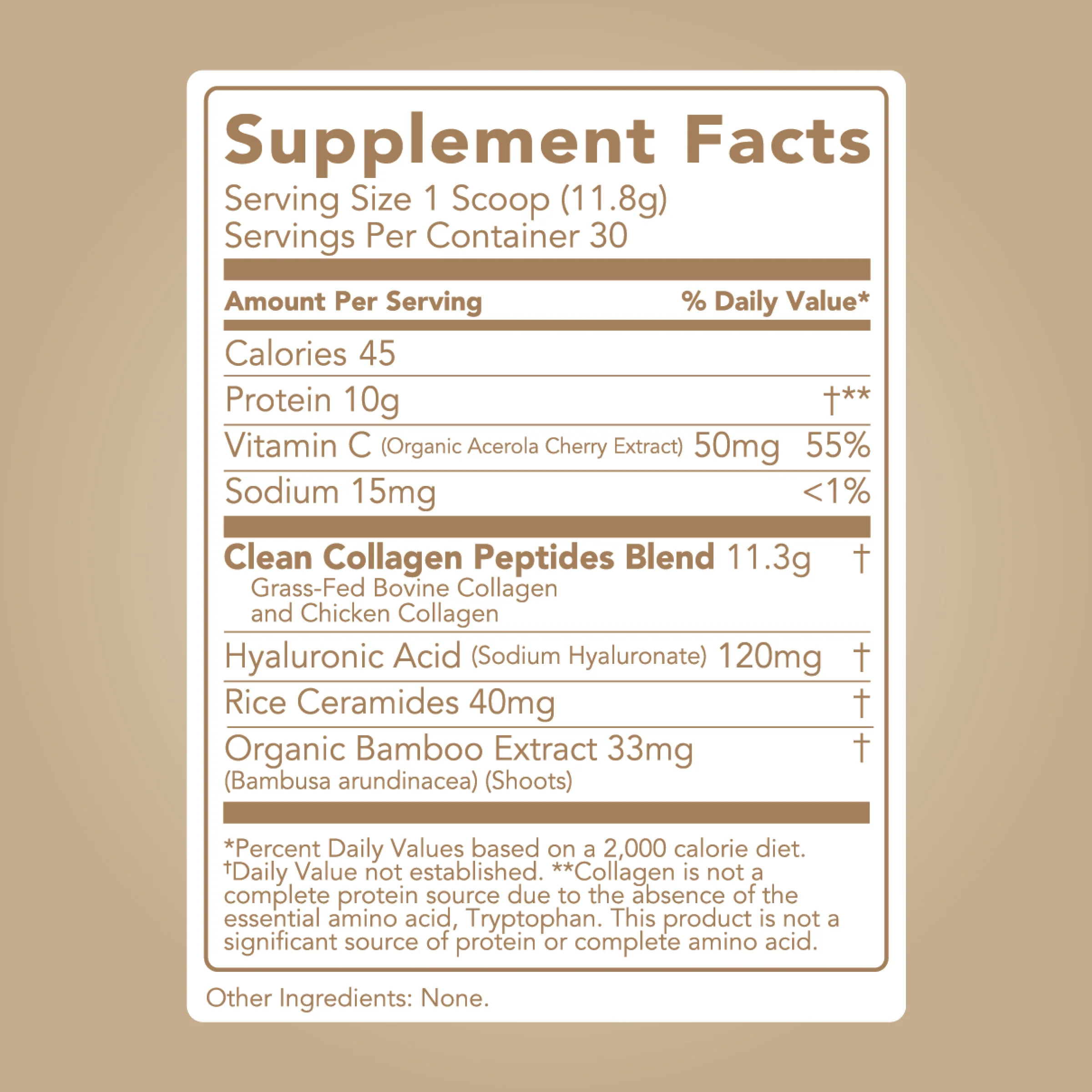 Collagen + Beauty Blend: Unflavored (30 Servings) - Image 5
