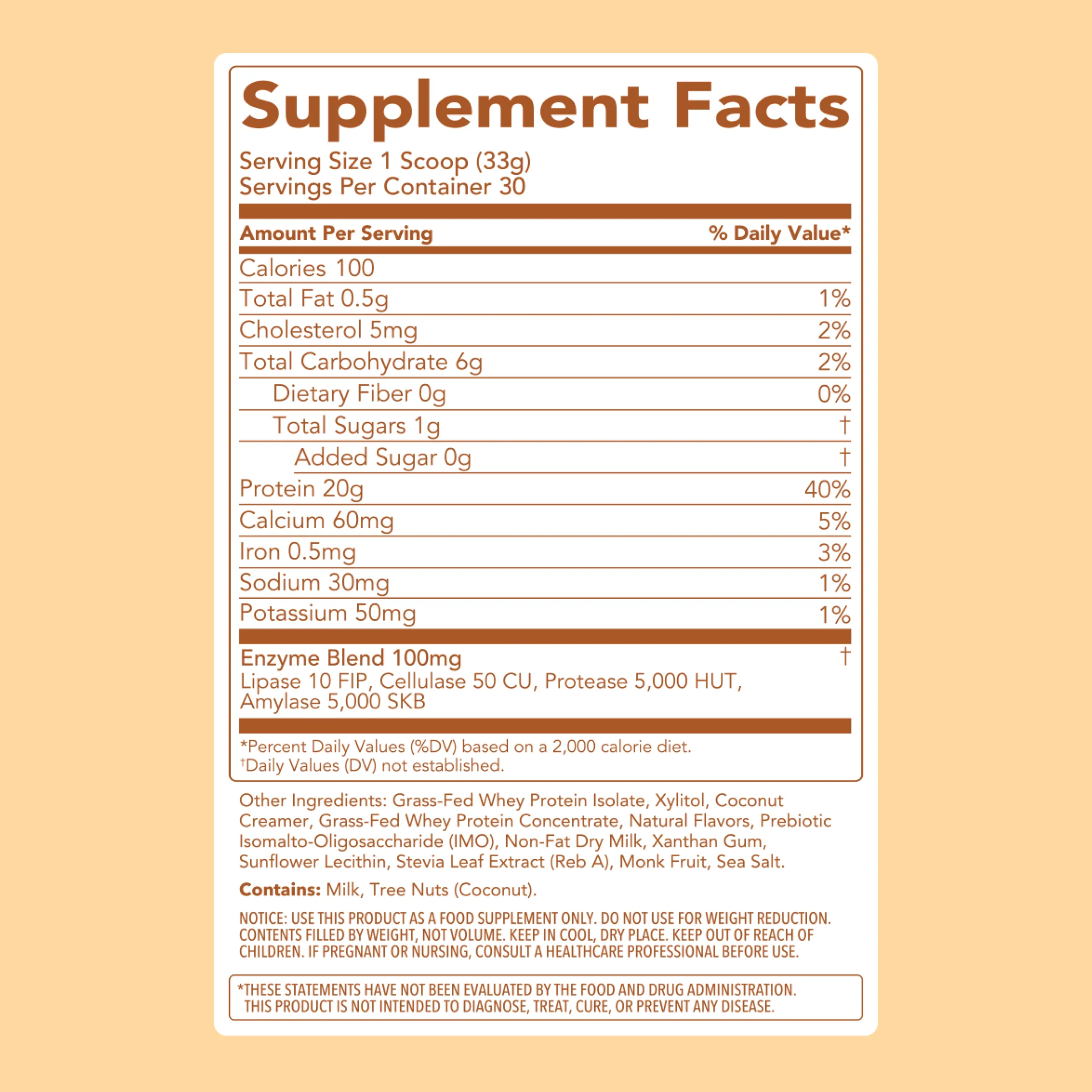 Protein Powder: Eggnog (30 Serving Bag) - Image 5