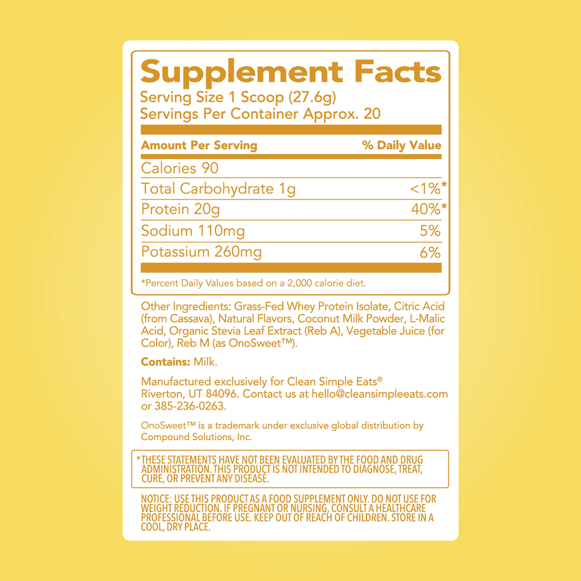 Clear Protein Powder: Pineapple Passion (20 Serving) - Image 7
