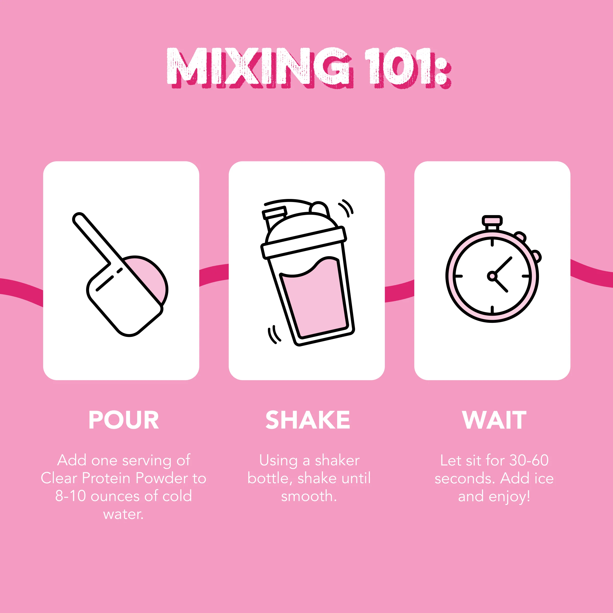 Clear Protein Powder: Pink Burst (20 Serving) - Image 5