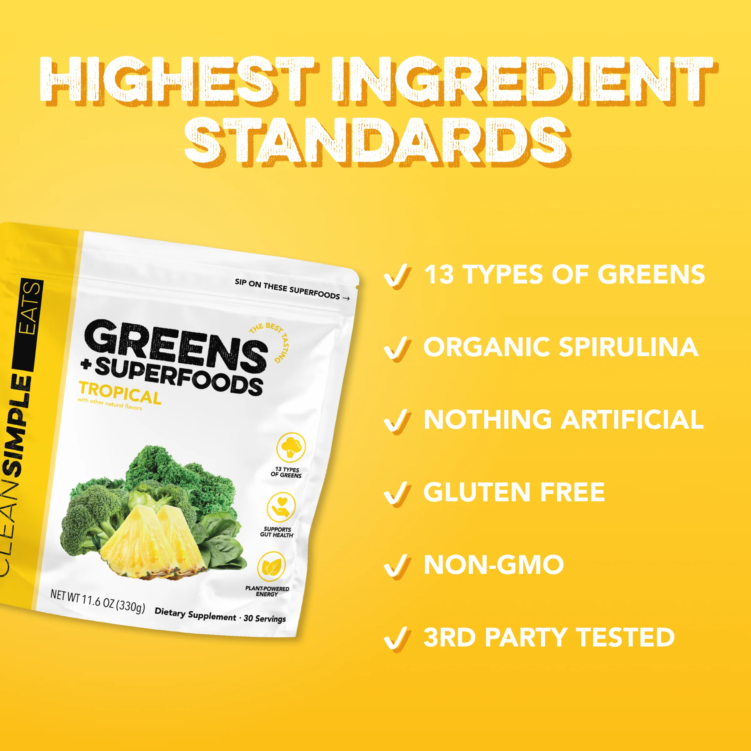 Greens: Tropical Super Greens Mix - Image 4